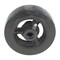 Vestil Mold on Rubber Wheel 6x2 Black WHL-MR-6X2 - alternate 2